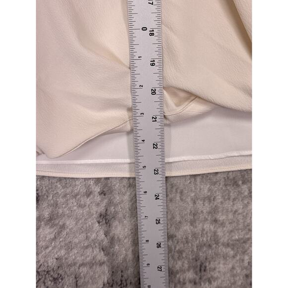 New MM LaFleur Top XS Womens Antoinette Blouse Soft Weave Cross Front - Picture 6 of 8